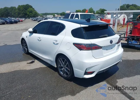 2014 Lexus Ct 200H из США, поврежденный, VIN JTHKD5BH4E2194507